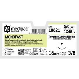 Fire de sutură resorbabile Monofast - PGCL, 24 fire/cutie