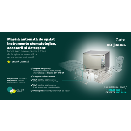 Promo: Mașină de spălat și termodezinfectat instrumentar stomatologic Hydrim C61WD G4 & accesorii & detergent